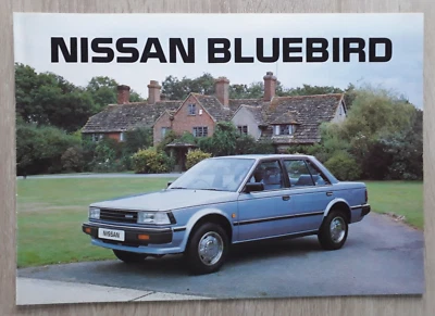 Nissan Bluebird Range Brochure 1984 - DX  GL  SGL  ZX Turbo  Saloon  Estate - Image 1 of 4