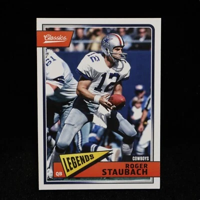 2018  Roger Staubach Dallas Cowboys LEGENDS Panini Classics  #193 - Image 1 of 2