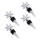 Add some sparkle to your wine bottles with these reusable Snowflake stoppers