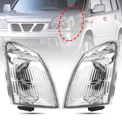 2pcs Corner Light Indicator Lamp Left & Right For Nissan X-trail T30 2001~2007 - Image 1 of 4
