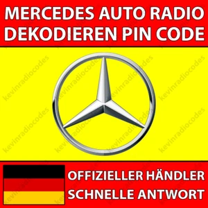 ✅MERCEDES RADIO DEKODIEREN PIN CODE FÜR ALLE MODELLE ALPINE BECKER MF2199 M2910✅ - Bild 1 von 5