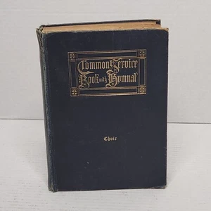 1917 Common Service Book of the Lutheran Church Hymnal America Antique Hardcover - Picture 1 of 8