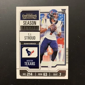 2023 Panini Contenders Season Ticket C.J. Stroud #40 (RC) Houston Texans - Picture 1 of 2