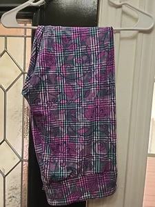 Lularoe Pants Womens Plus TC  Geometric Print Comfy Casual Pull On Leggings - Picture 1 of 2