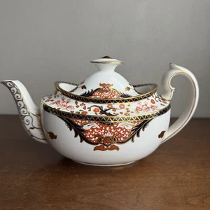 Royal Crown Derby Traditional IMARI 4464 Bone China Teekanne Kings Border 1939 - Bild 1 von 8