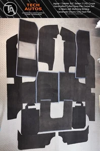 Juego de alfombras hechas a mano a pedido pelo profundo acolchado Jaguar Daimler XJ S1 S2 SWB berlina - Imagen 1 de 5