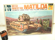 Fujimi WA8 WW2 British Infantry Tank Matilda Model Kit in 1:76 Scale.