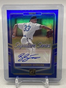 Brandon Barriera 2024 Donruss Signature Series Blue #SS-BB, #d 62/75! Blue Jays! - Picture 1 of 2