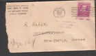 1941 cover Mr Ben Coe 917 Anthony Road Ocala FL to R Baker New Castle IN