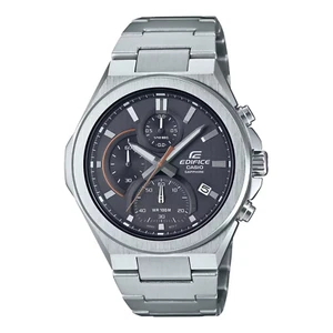 Casio Men's Date Timer Quartz Silver Stainless Steel Watch 48 MM EFB700D-8AV - Picture 1 of 5