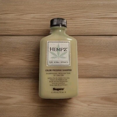 HEMPZ ORIGINAL COLOR PRESERVE SHAMPOO Pure Herbal Extracts Supre 2.5 Oz 75ml - Image 1 of 2