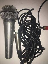 Vintage Shure PE588 Unisphere B Dynamic Mic Microphone W Cable