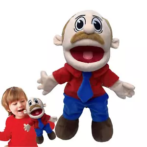17In Jeffy Puppet Soft Plush Toy Hand Puppet Prank Puppet With Working Mouth NEW - Picture 1 of 15