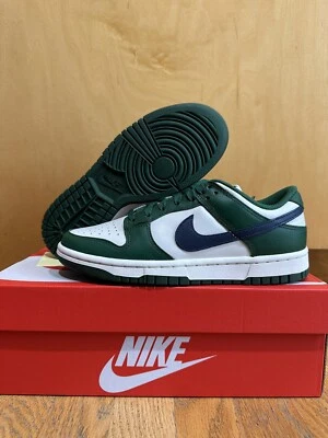 W NIKE Dunk Low Retro Gorge Green Midnight Navy DD1503-300 TALLA 7.5 Totalmente Nuevas Foto 1 de 4
