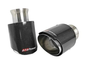 AFE Power Exhaust Tip Carbon Fits Dodge Charger/Hellcat 15-22 V8-6.2L/6.4L - Picture 1 of 16