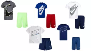 New Nike Little Boy's (4-7) T-Shirt & Shorts Set Pick Size & Color - Picture 1 of 14