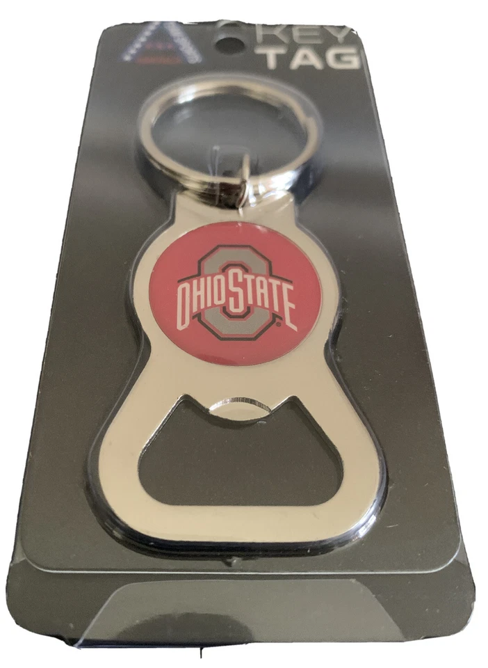 NCAA Keychain Ring Bottle Opener Ohio State University - Image 1 of 1