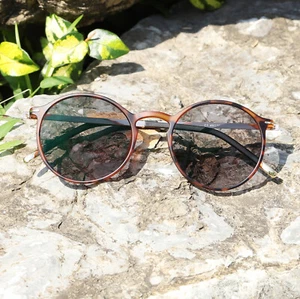 Retro Oval Ultra Light Full Rim Reading Glasses Photochromic Sunglasses Readers - Picture 1 of 25