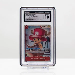One Piece 2024 Tony Tony Chopper #007 Super Rara Foil OP08 Due Leggende CGC 10 - Foto 1 di 4
