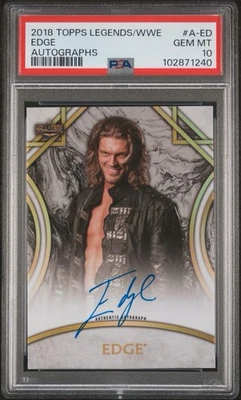 EDGE 2018 Topps Legends of WWE Auto On Card Autograph /199 AEW Adam Copeland - Image 1 of 2