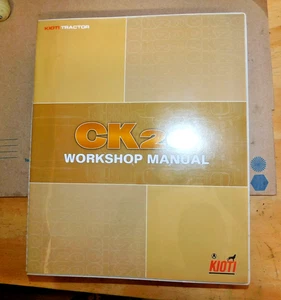 Kioti CK20 CH20 CK20J  Original Workshop MANUAL Tractor Repair Service Manual - Picture 1 of 9