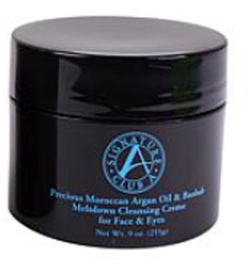 ~Signature Club a Argan OIL & Baobá Meltdown Creme de Limpeza Rosto e Olhos 9oz - Imagem 1 de 4