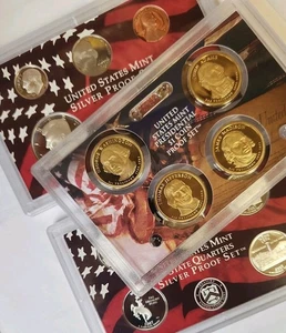 2007 S United States Mint 14 Coin Silver Proof Set ** - Picture 1 of 7