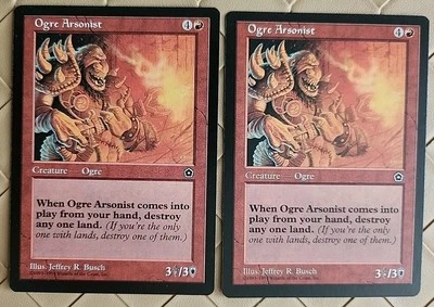 2 Ogre Arsonist Portal Second Age Regular NM Near Mint MTG  - Image 1 of 3