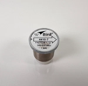 Bird 4410-7 1kW 144-520 MHz Wattmeter Slug/Element 1000 W for 4410A/4412A - Picture 1 of 6