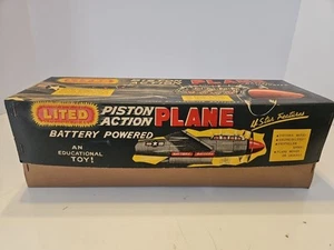 Rarissimo aereo azione pistone SHOWA LITED ANNI 50 Giappone SCATOLA ORIGINALE - Foto 1 di 22