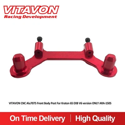 Vitavon CNC Alu 7075 Front Body Post For Kraton 6S EXB V6 Version Only - Image 1 of 3
