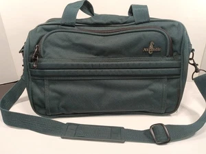 Atlantic Travel Carry On Luggage Bag 16" 2 Compartment Color Teal - Picture 1 of 24
