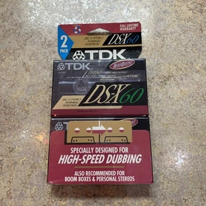 TDK DS-X 60 Kassetten 2 Stück - Bild 1 von 4