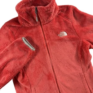North Face Osito Teddy Fleece Full Zip Jacket Women's Small Orange Outdoor - Picture 1 of 10