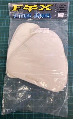 Fox Attitude Apparel almofadas de quadril inserções para shorts de equitação Comp 25-3001 MX Moto NOS - Imagem 1 de 4