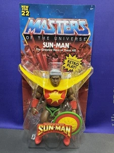 MOTU Sun Man Masters Of The Universe Origins Wave 8 6” 2022 Mattel Figure - Picture 1 of 3