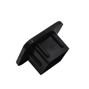 Cubierta de enganche de remolque TPU negra 2 pulgadas remolque receptor trasero enchufe tapa antipolvo 1 pieza - Imagen 1 de 4