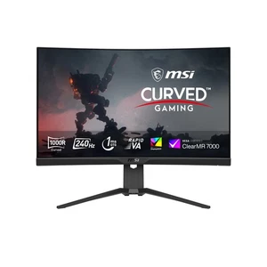 MSI MPG 275CQRXF 27" VA QHD 240Hz 0.5 ms Curved Height Adjustable Black Monitor - Picture 1 of 6