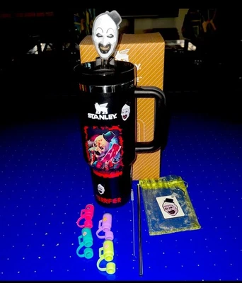 Terrifier Custom Novelty Vaso Apagador 40 OZ Nuevo 💕💓🎁🎁💝💝 Foto 1 de 4