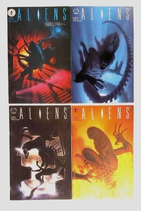 ALIENS #1-4 (vol.2) Signed / Dark Horse 1989-90 / NM+ (9.6s) and NM/Mint (9.8s) - Picture 1 of 11