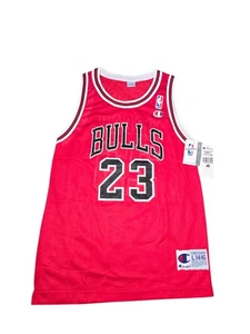 Neu Vintage Champion NBA Chicago Bulls Michael Jordan 23 Trikot Kinder Large - Bild 1 von 6