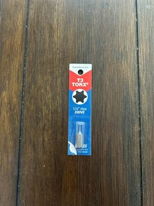 Screwdriver Bit 1/4" Hex Drive T3 Torx- Brand New - Picture 1 of 2