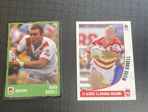 Daily Telegraph 2003 & 2004  Dragons X  2 Trading   Cards Mark Riddell - Bild 1 von 4