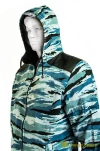 Russian Army Kamysh blue Camo FLEECE Jacket&paants by Profarmy - Picture 1 of 4