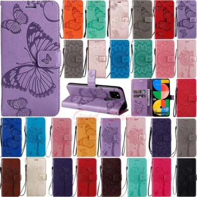 For Google Pixel 6 Pro 5 5A 4A 4 XL Wallet Card Holder Flip Leather Case Cover - Image 1 of 4