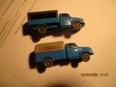 RE-WIKING - 2 OPELBLITZ LANGHAUBER -  PRITSCHE  +  WM SERVICE - Immagine 1 di 4