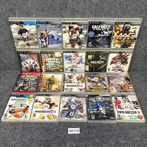 Sega Genesis Naruto Strom 3 Cod Black Ops 20 Playstatoin 3 PS3 Video Game Lot - Picture 1 of 15