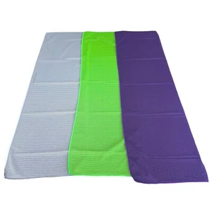 Jsdoin Cooling Towels 3 pack Purple/Gray/Green Jogging Gym Lightweight - Picture 1 of 5