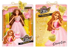 DreamElla, Pink & Gold Glitter Butterfly Confetti Unboxing 11.5" Brunette - Picture 1 of 8