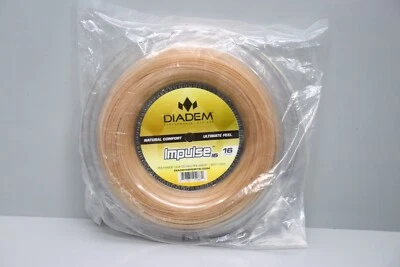 DIADEM Impulse Reel 16 (1.32mm) - 200M Multifilament Tennissaiten-Rolle - Natur
